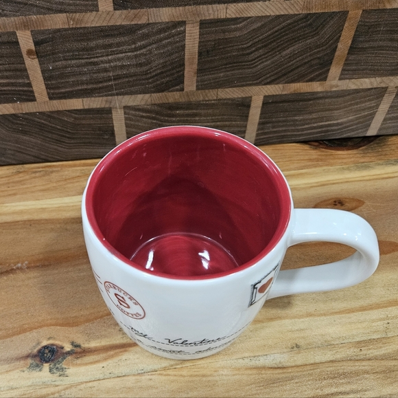 Starbucks Coffee Valentines Day Love Letter Ceramic Coffee Tea Mug - Picture 2 of 6
